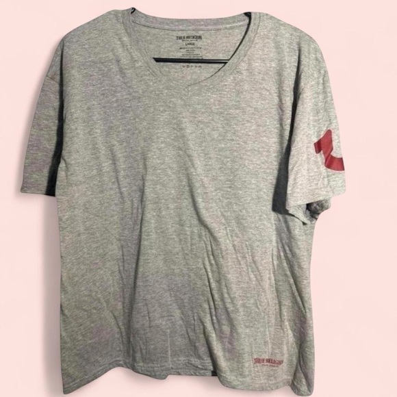 True Religion Other - Men’s True Religion Tee Logo Grey Size Large